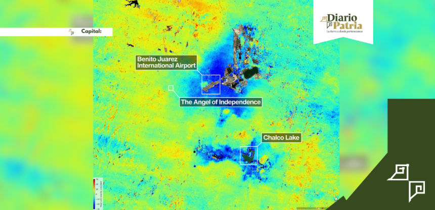 NASA confirma hundimiento acelerado de CDMX: hasta 2 cm/mes en zonas como el AICM, detectado por satélite NISAR