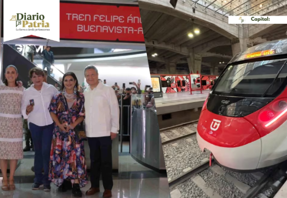 Sheinbaum inaugura Tren Felipe Ángeles al AIFA: 12 estaciones, 45 min de Buenavista y tarifa de $45