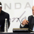 Carlos Slim y Arturo Elías Ayub se reúnen con el presidente de la SCJN
