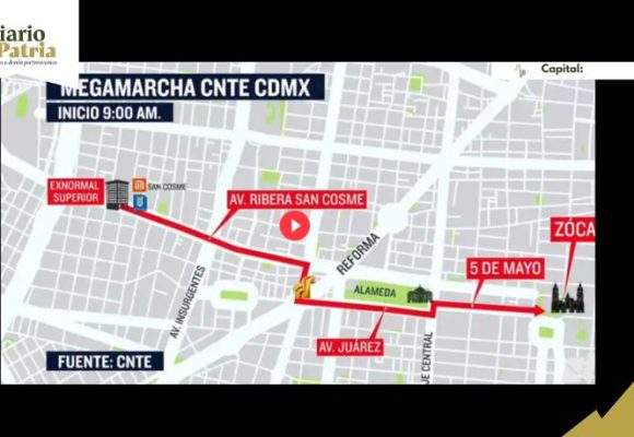 Día del Maestro: estas son las calles cerradas por marchas del 15 de mayo en CDMX