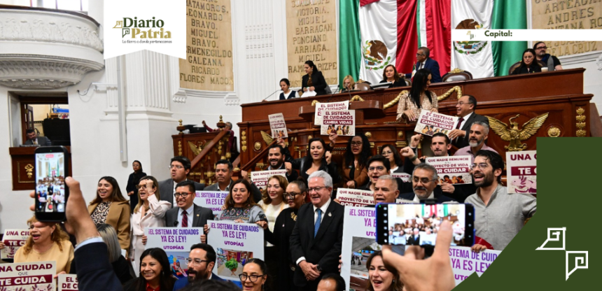 El Congreso CDMX aprueba ley que busca repartir las tareas de cuidado