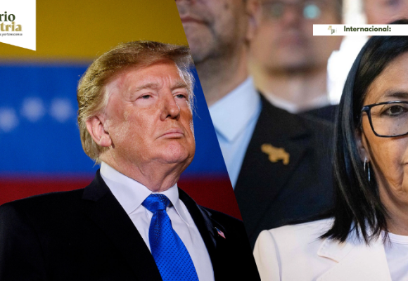 Trump dice que «considera seriamente» convertir a Venezuela en el Estado 51 de EE.UU.; Delcy Rodríguez lo niega