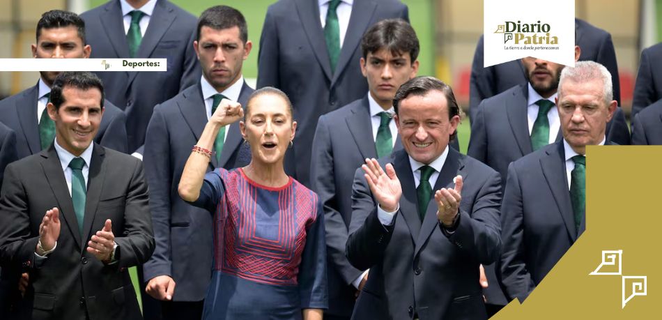 Sheinbaum entrega la bandera al Tri y les lanza un emotivo reto rumbo al Mundial 2026 Sheinbaum entrega la bandera al Tri y les lanza un emotivo reto rumbo al Mundial 2026